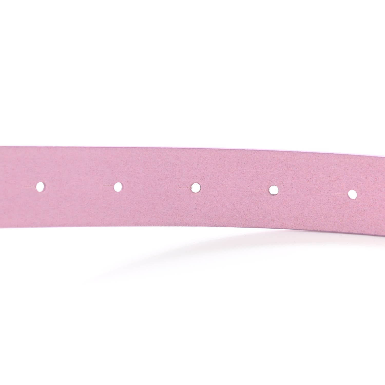 Balenciaga Natural Calfskin BB 25mm Thin Belt 80 32 Lilac 6 of 7