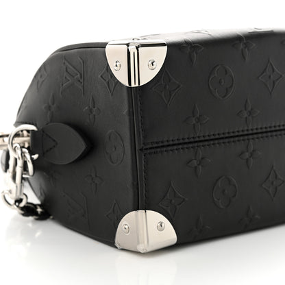 Louis Vuitton Calfskin Monogram Bold Speedy Trunk 20 8 of 10