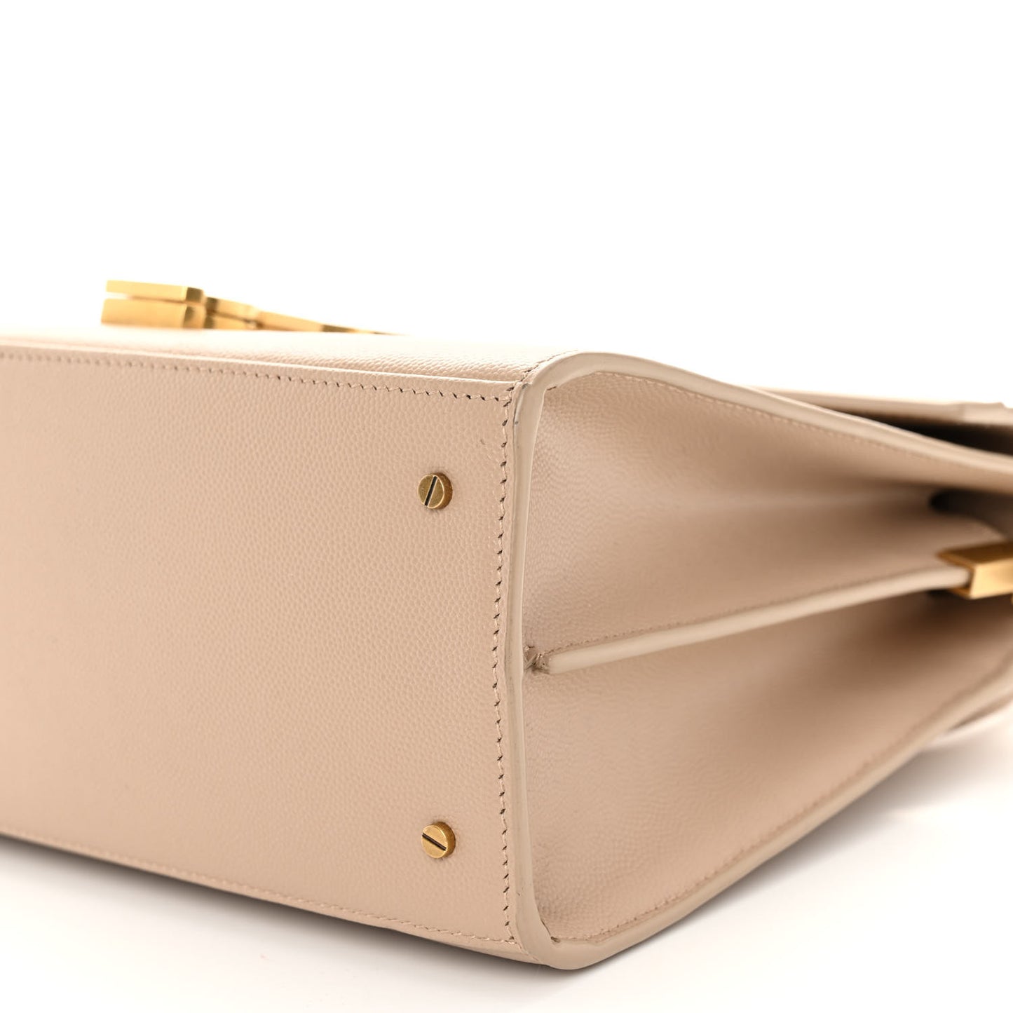 Grain de Poudre Medium Classic Monogram Cassandra Top Handle Dark Beige