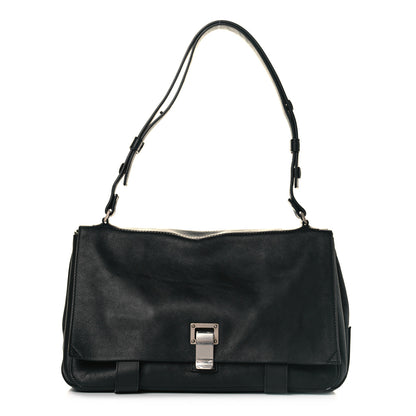 Proenza Schouler Calfskin Large PS Courier Black 1 of 8