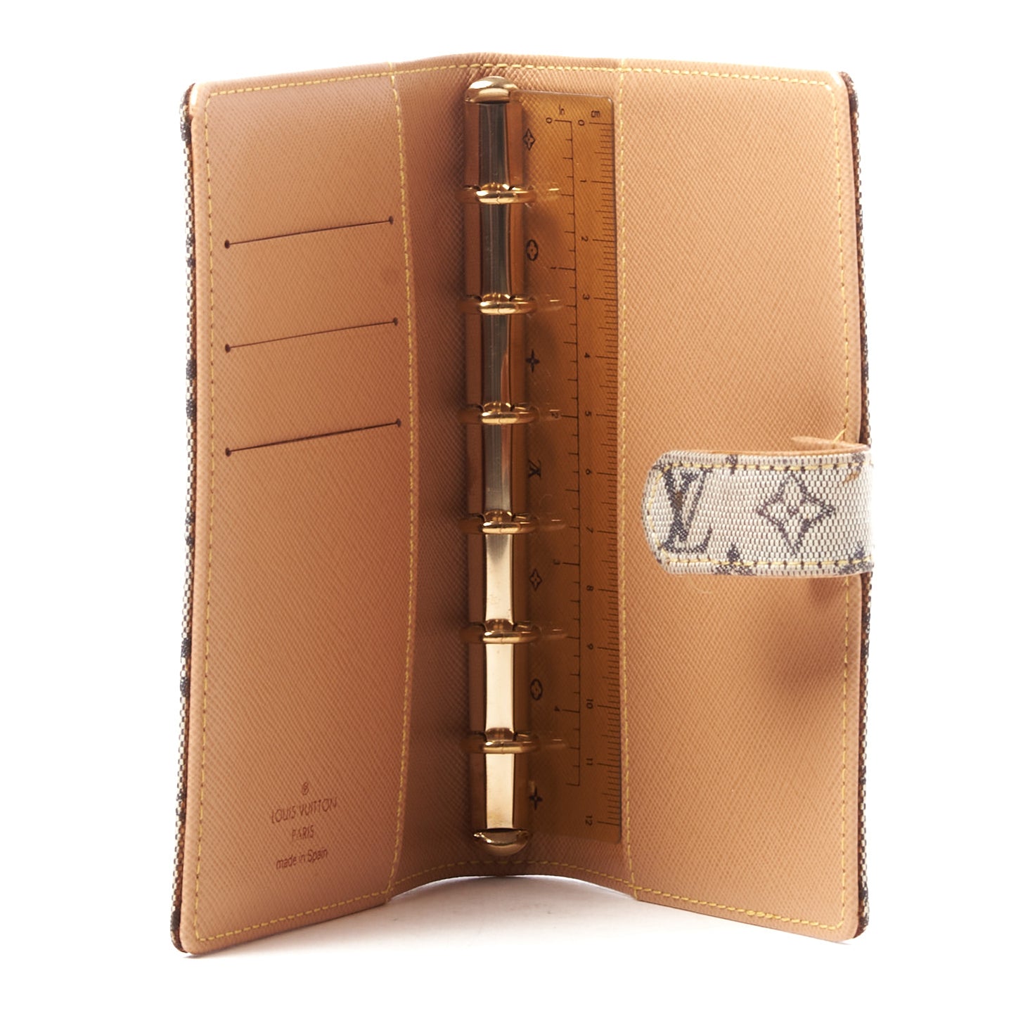 Mini Lin Small Ring Agenda Cover Blue