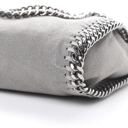 Stella McCartney Shaggy Deer Mini Falabella Fold Over Tote Grey 9 of 9