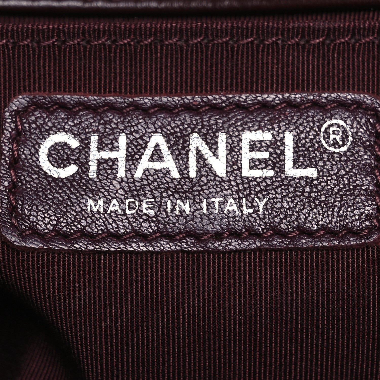 Chanel Calfskin Chevron Quilted Small Boy Flap Burgundy 6 of 10