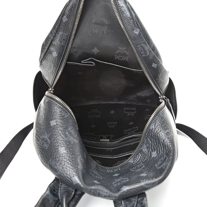MCM Visetos Medium Stark Backpack Black 4 of 15