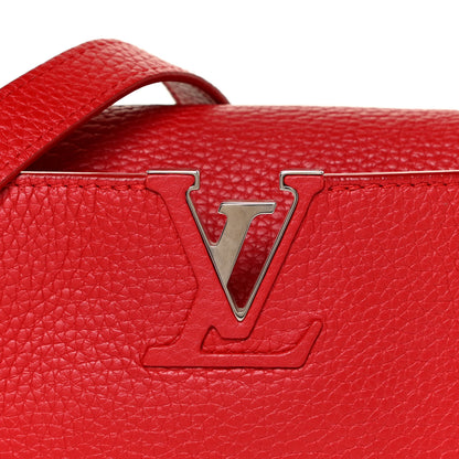 Louis Vuitton Taurillon Capucines BB Rubis 14 of 17