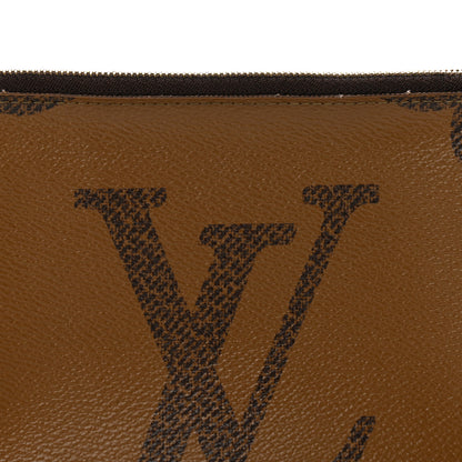 Louis Vuitton Reverse Monogram Giant Double Zip Pochette 8 of 12