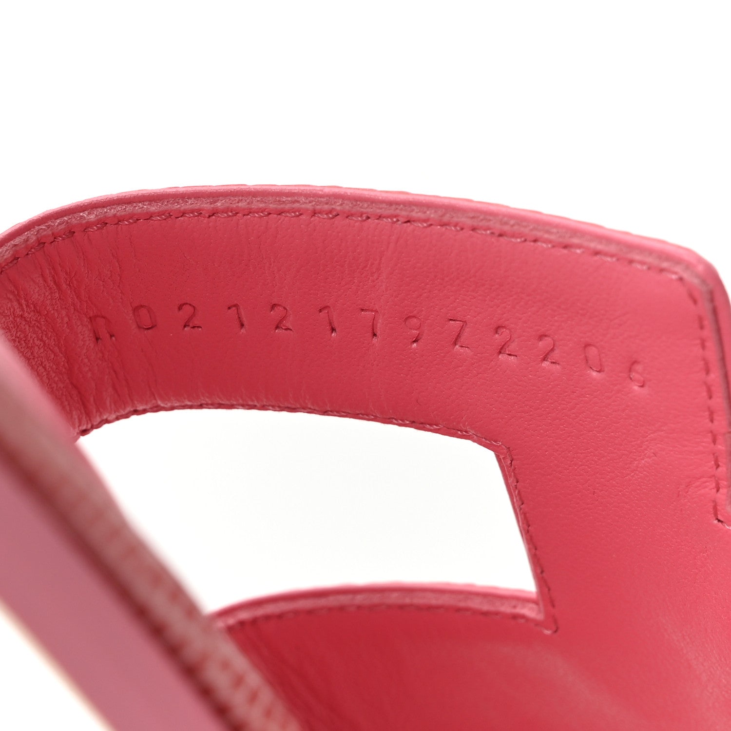 Hermes Lizard Oran Sandals 38 Pavot 9 of 10
