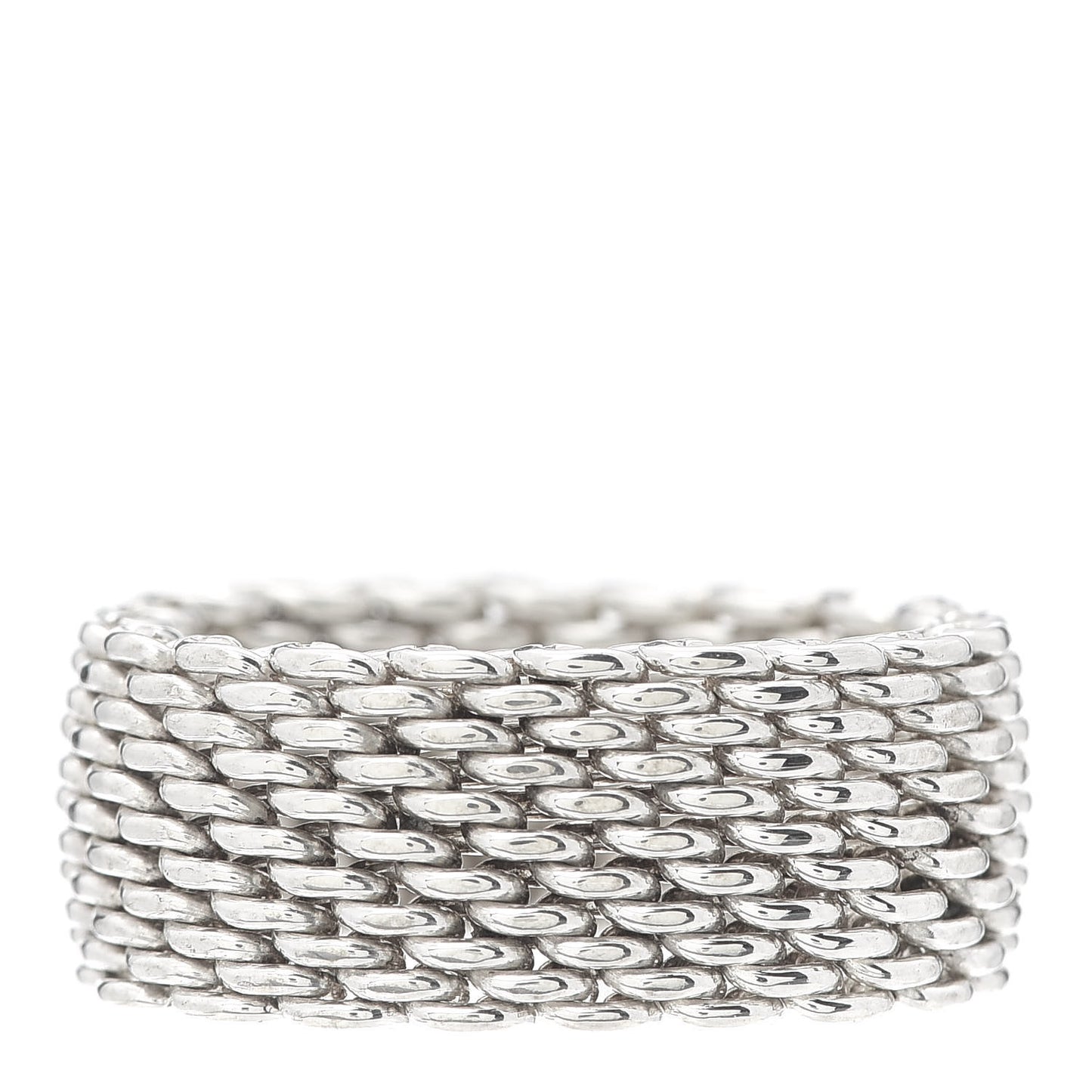 Sterling Silver Somerset Mesh Ring 57 8
