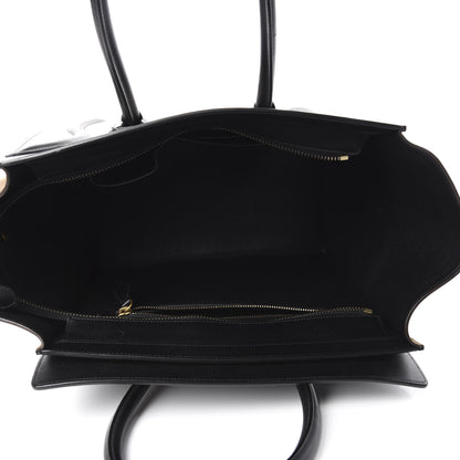 Celine Baby Grained Calfskin Suede Mini Tri-Color Luggage Stone 5 of 11