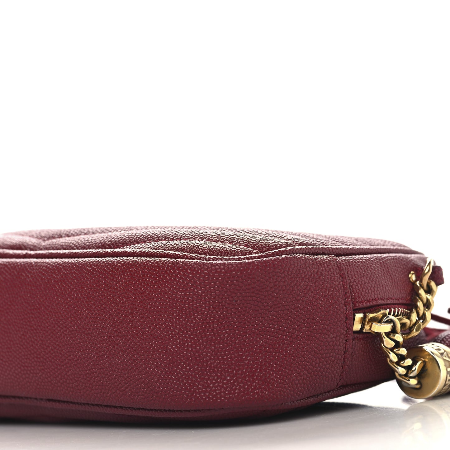 Grain De Poudre Matelasse Monogram Mini Lou Camera Bag Opyum Red