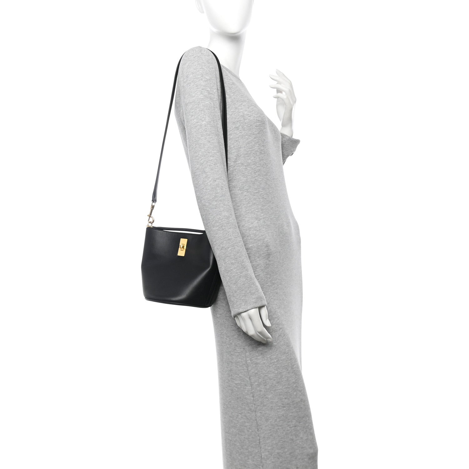Celine Smooth Calfskin Teen Bucket 16 Black 2 of 13