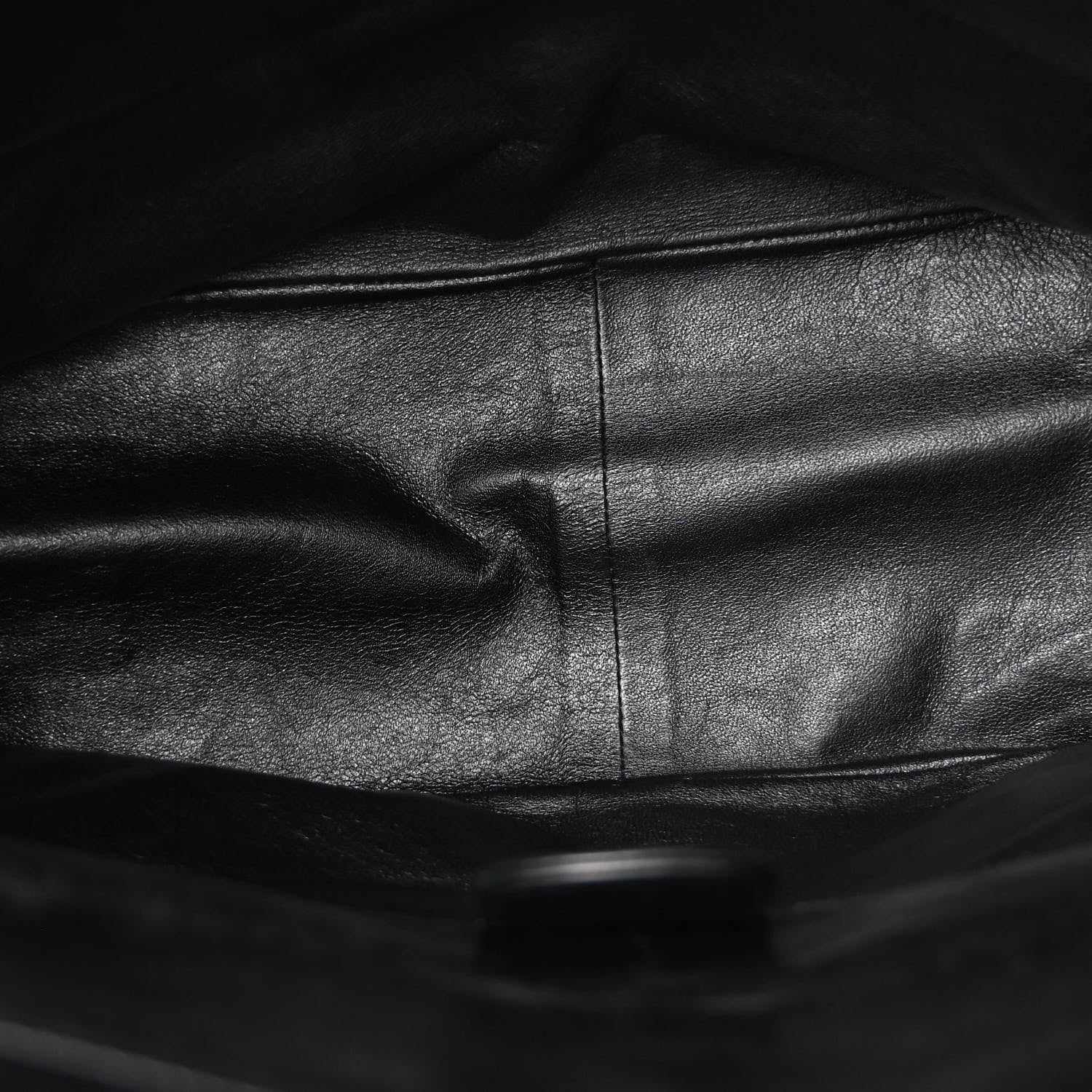 Chanel Jersey Chocolate Bar Quilted CC Shoulder Bag Black 5 of 11