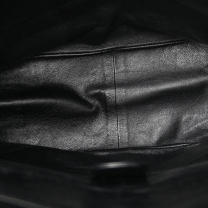 Chanel Jersey Chocolate Bar Quilted CC Shoulder Bag Black 5 of 11