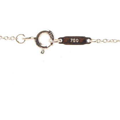 Tiffany 18K Yellow Gold Notes Round Pendant Necklace 5 of 8