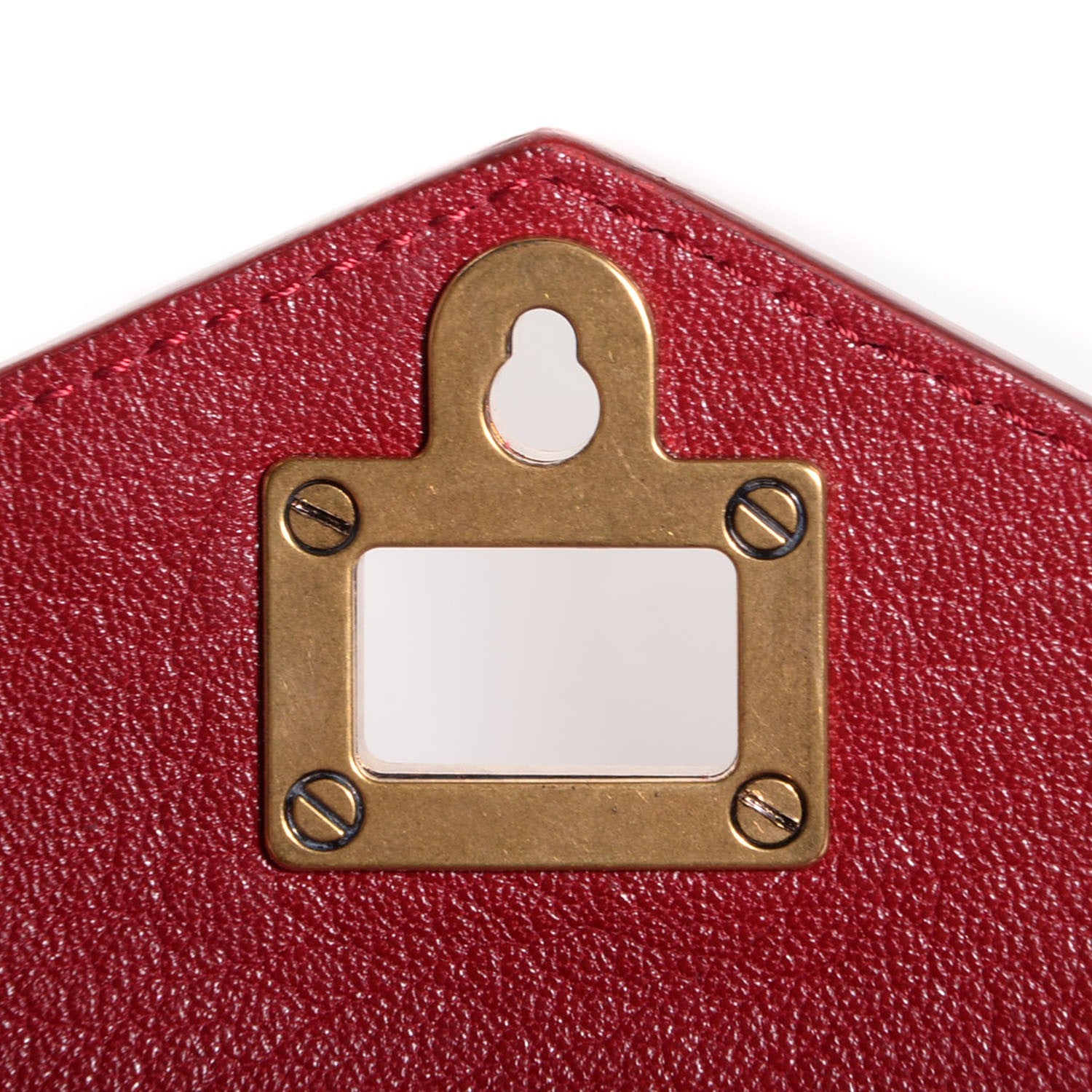 Proenza Schouler Lambskin Tiny PS1 Satchel Crimson 6 of 14