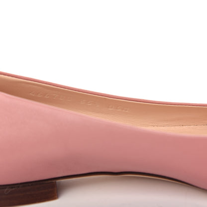 Gucci Calfskin Horsebit Ballerina Flats 35.5 Soft Pink 9 of 11