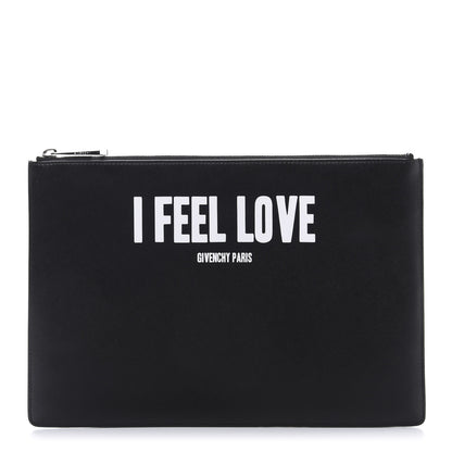 Givenchy Calfskin I Feel Love Medium Pouch Black 1 of 9