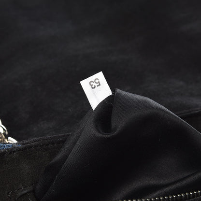 Miu Miu Denim Matelasse Shoulder Bag Blue 6 of 9