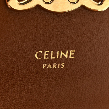 Celine Triomphe Canvas Small Triomphe Wallet Tan 6 of 8