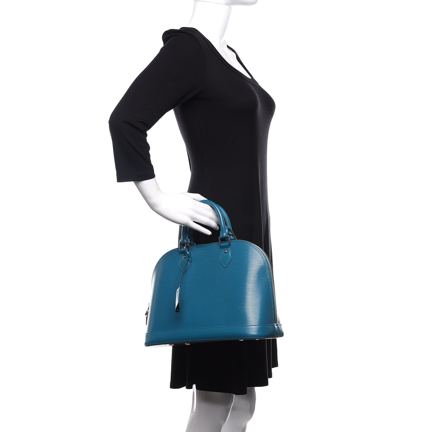 Louis Vuitton Epi Alma PM Cyan 2 of 8