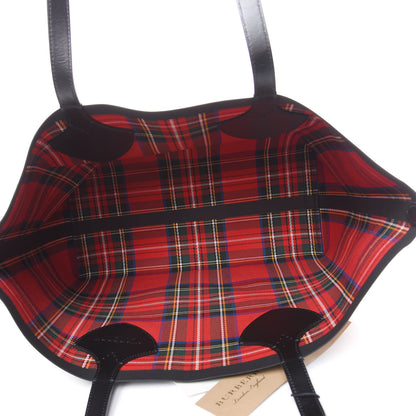 Burberry Vintage Check Medium The Giant Reversible Tote Antique Yellow Bright Red 9 of 15