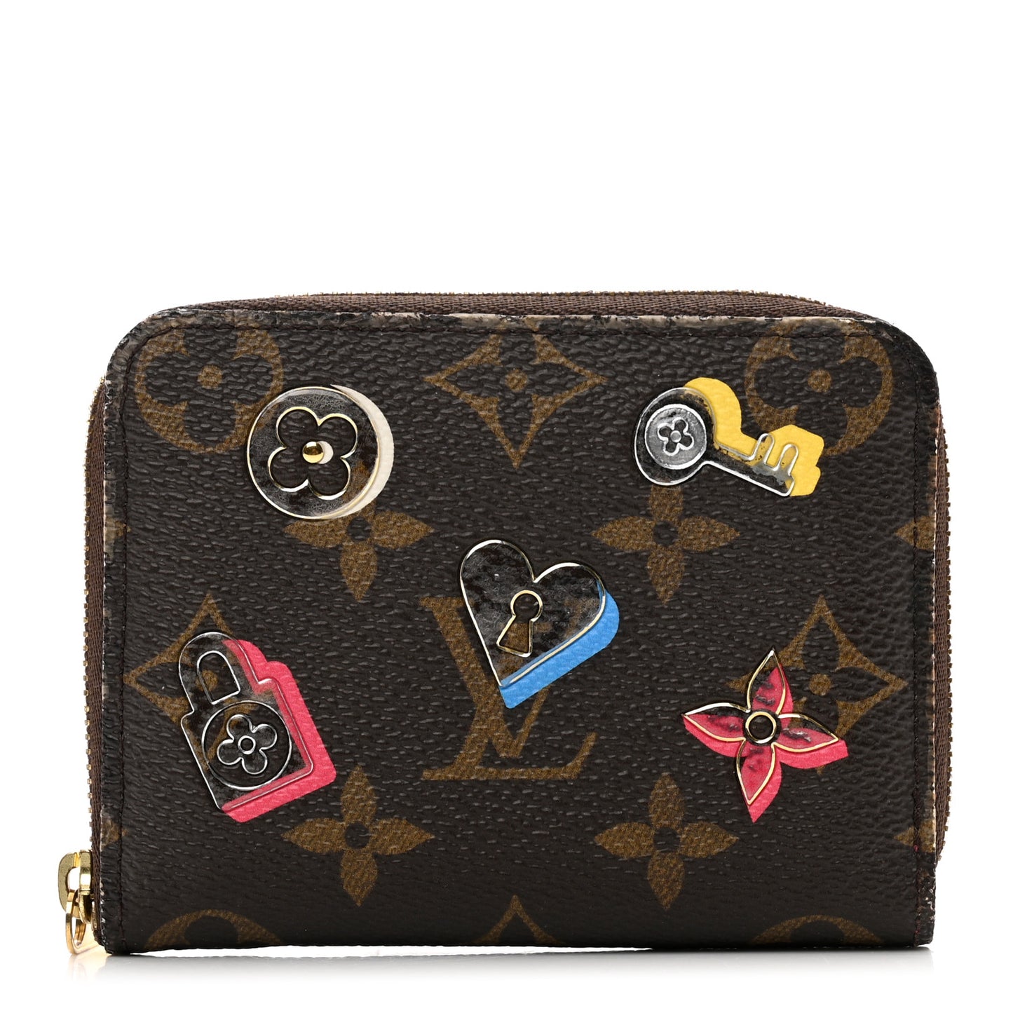 Monogram LV Love Lock Zippy Coin Purse