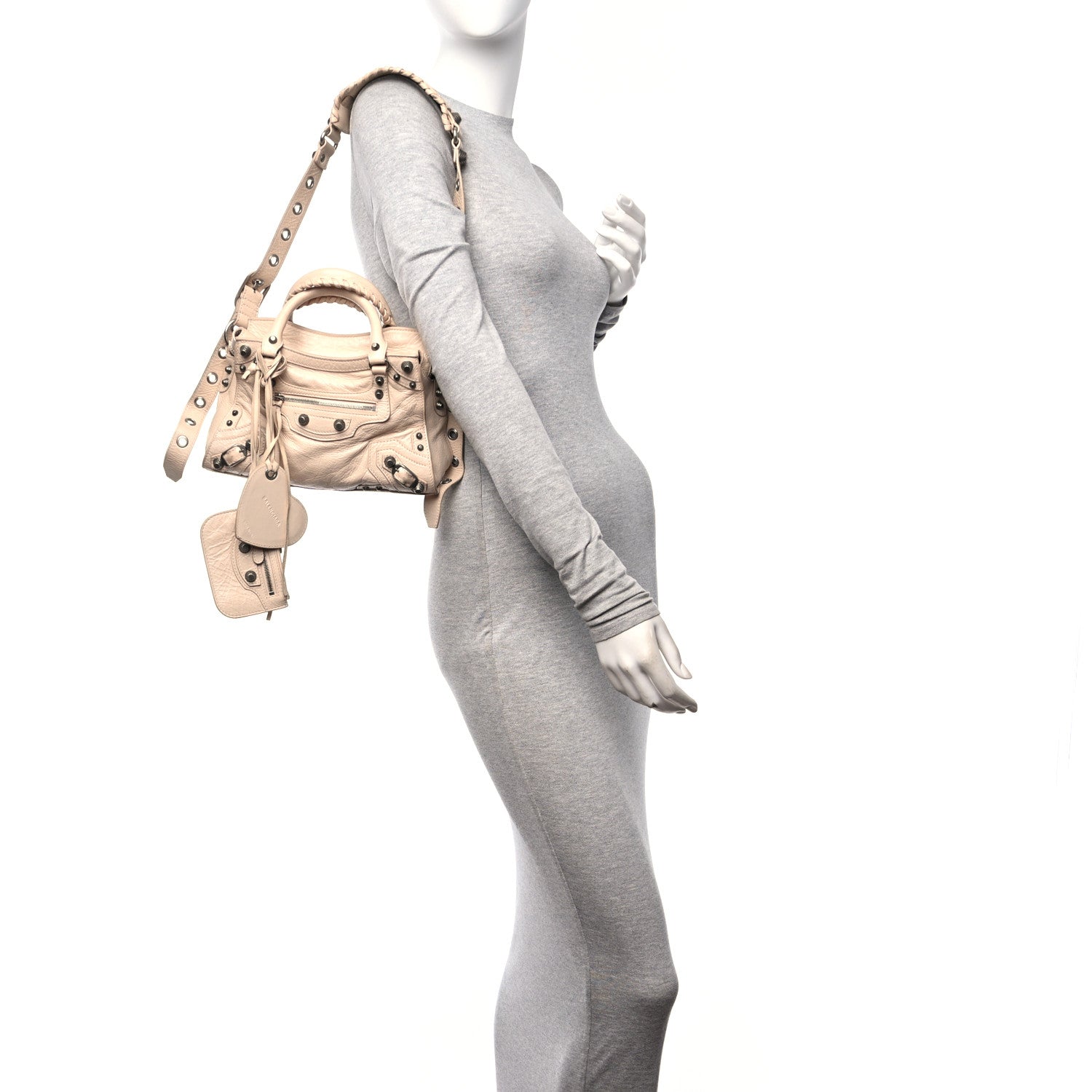 Balenciaga Agneau Arena Neo Cagole Handbag XS Sand Beige 2 of 25