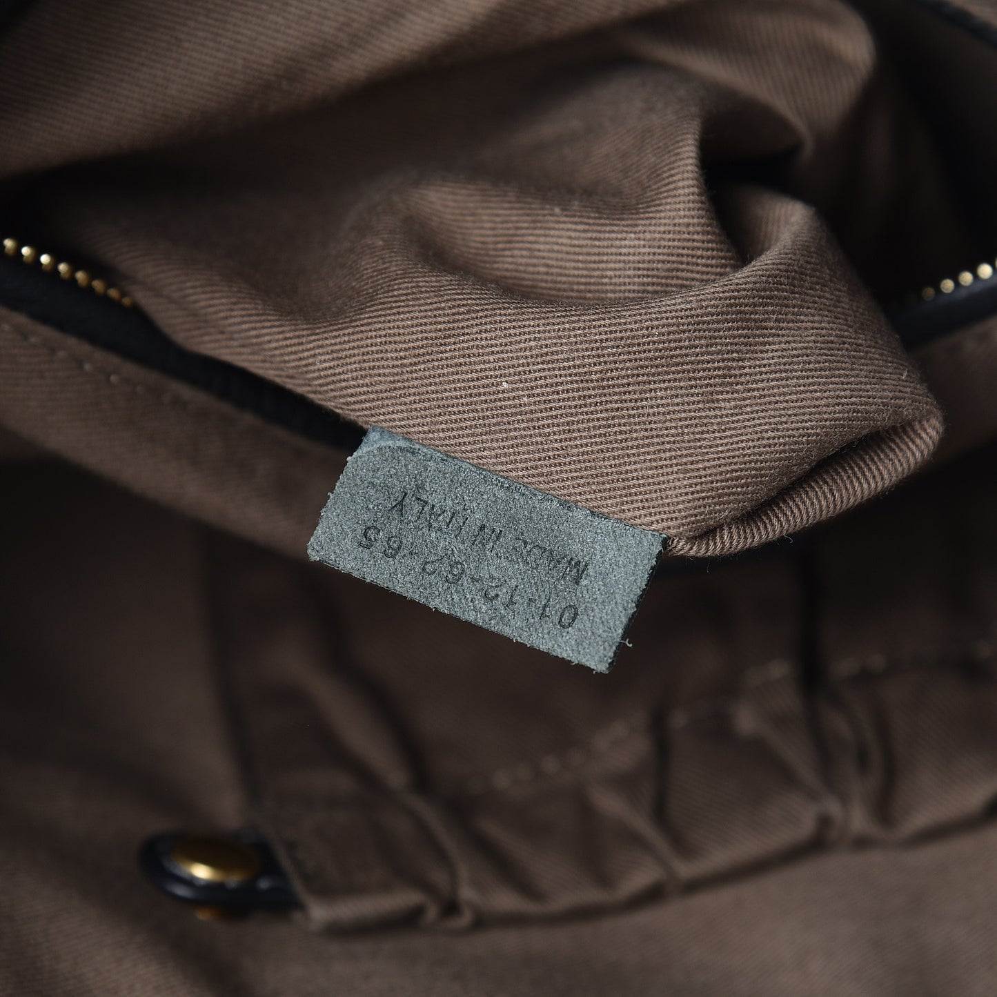 Calfskin Large Marcie Satchel Black
