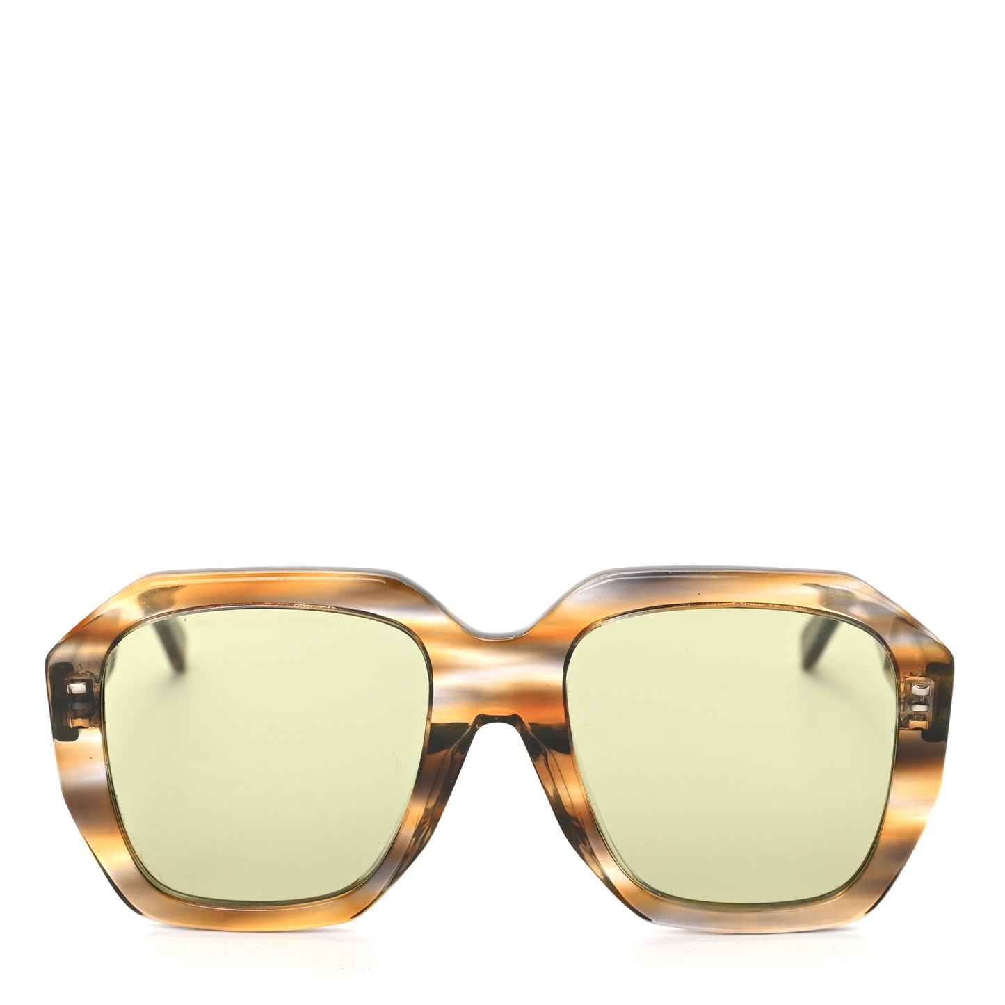 Acetate Square Sunglasses CL40045F Brown