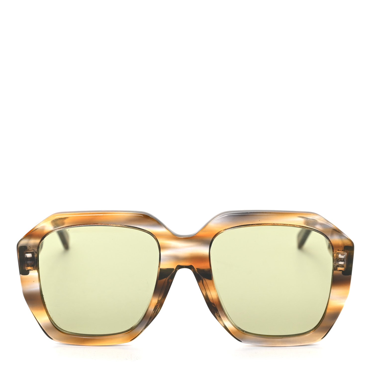 Celine Acetate Square Sunglasses CL40045F Brown 2 of 6