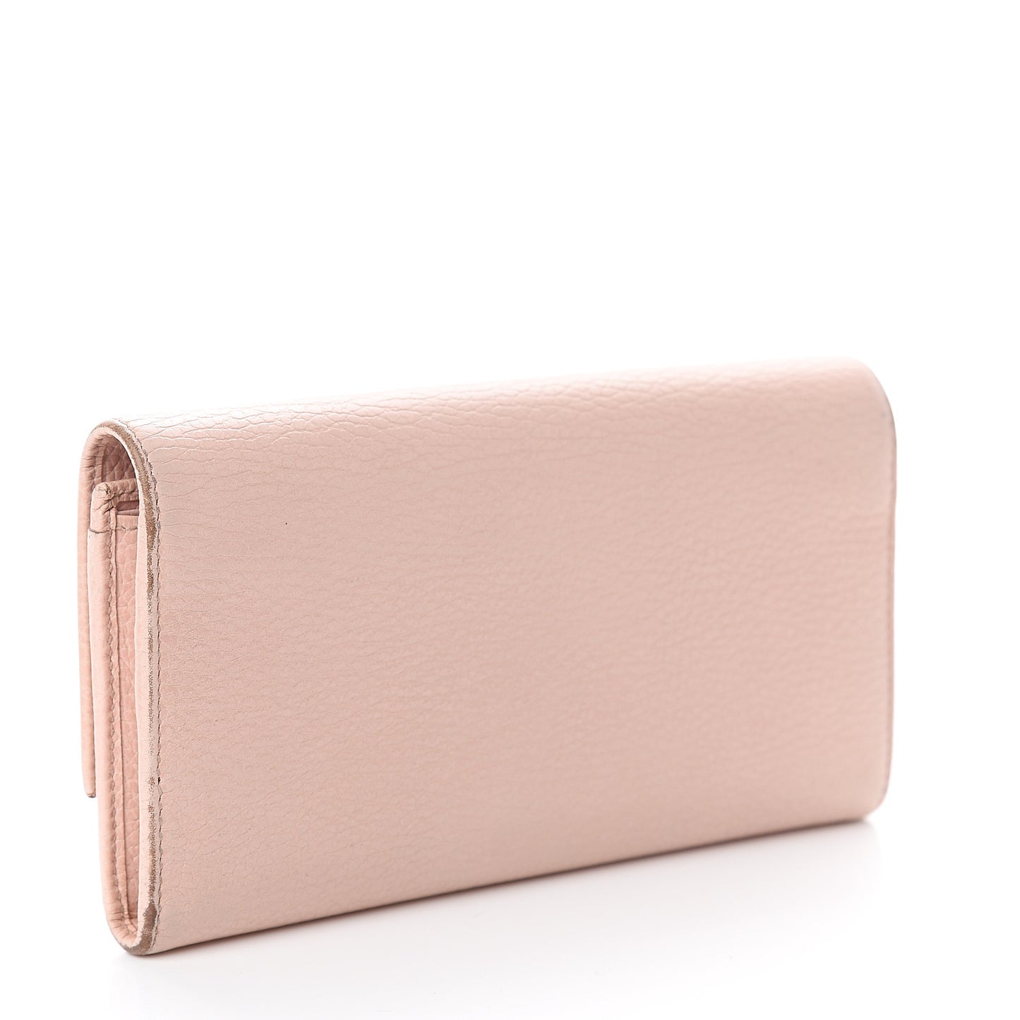 Dollar Calfskin GG Marmont Continental Wallet Perfect Pink