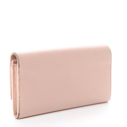 Gucci Dollar Calfskin GG Marmont Continental Wallet Perfect Pink 2 of 5