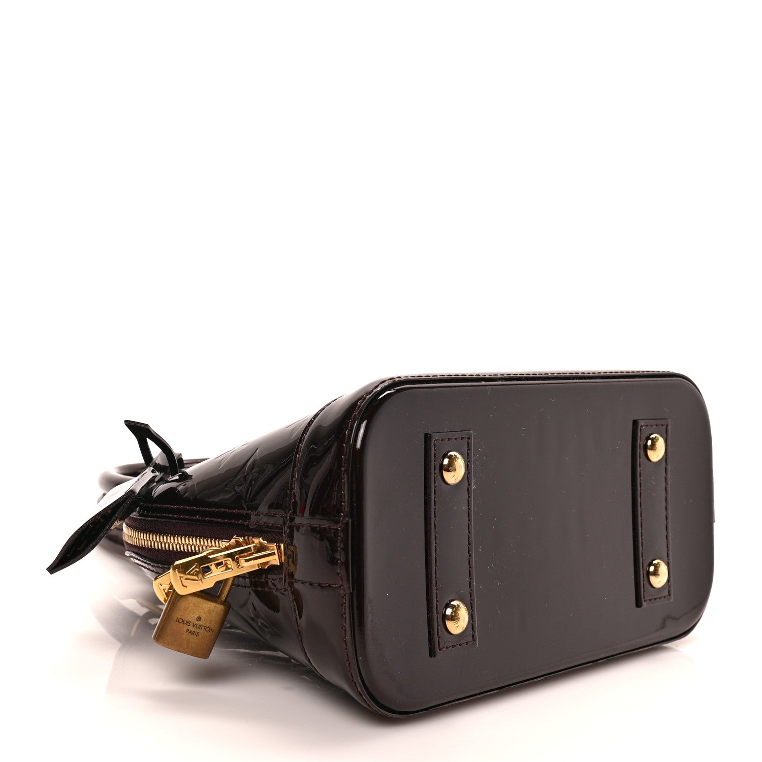 Louis Vuitton Vernis Alma BB Amarante 4 of 8