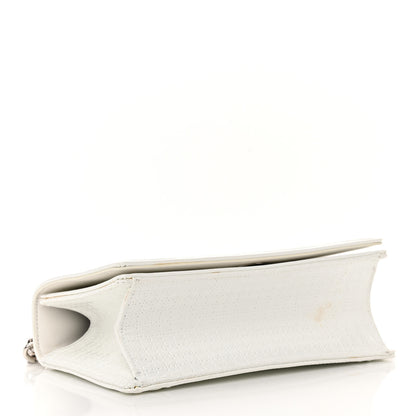 Christian Dior Patent Micro-Cannage Small Diorama Flap Bag White 4 of 18