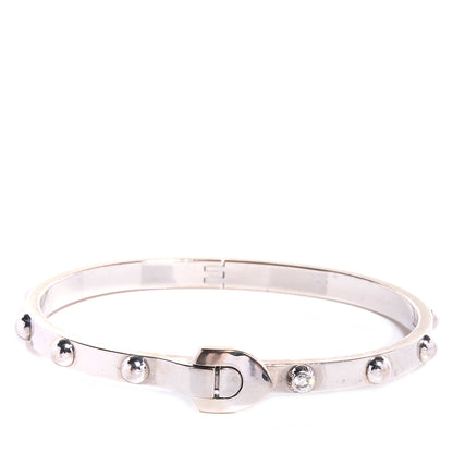Louis Vuitton 18k White Gold Diamond Clous Bracelet 1 of 8