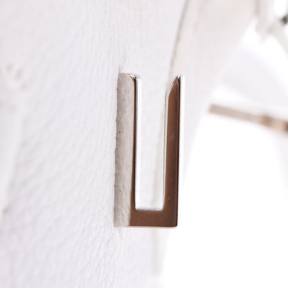 Hermes Taurillon Clemence Birkin 35 White 19 of 33
