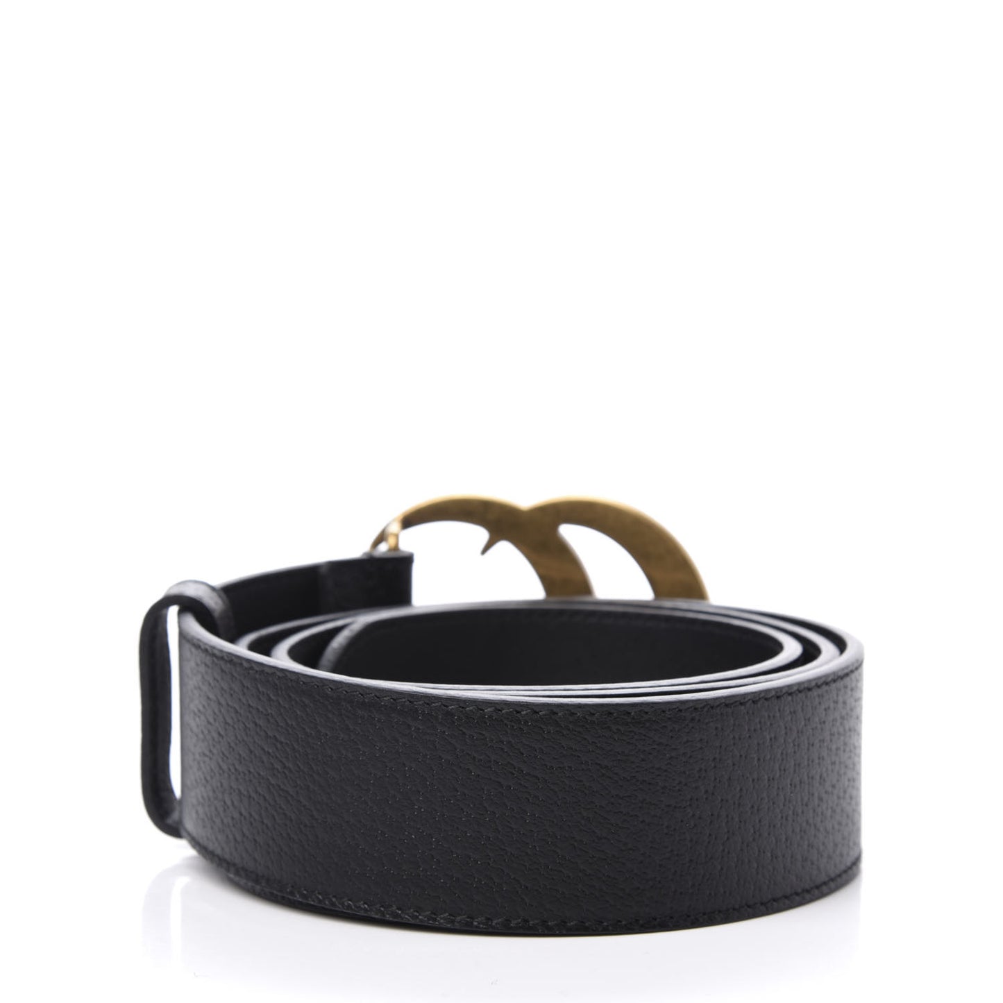 Textured Calfskin Double G 40mm Belt 90 36 Black