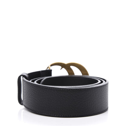 Gucci Textured Calfskin Double G 40mm Belt 90 36 Black 2 of 4