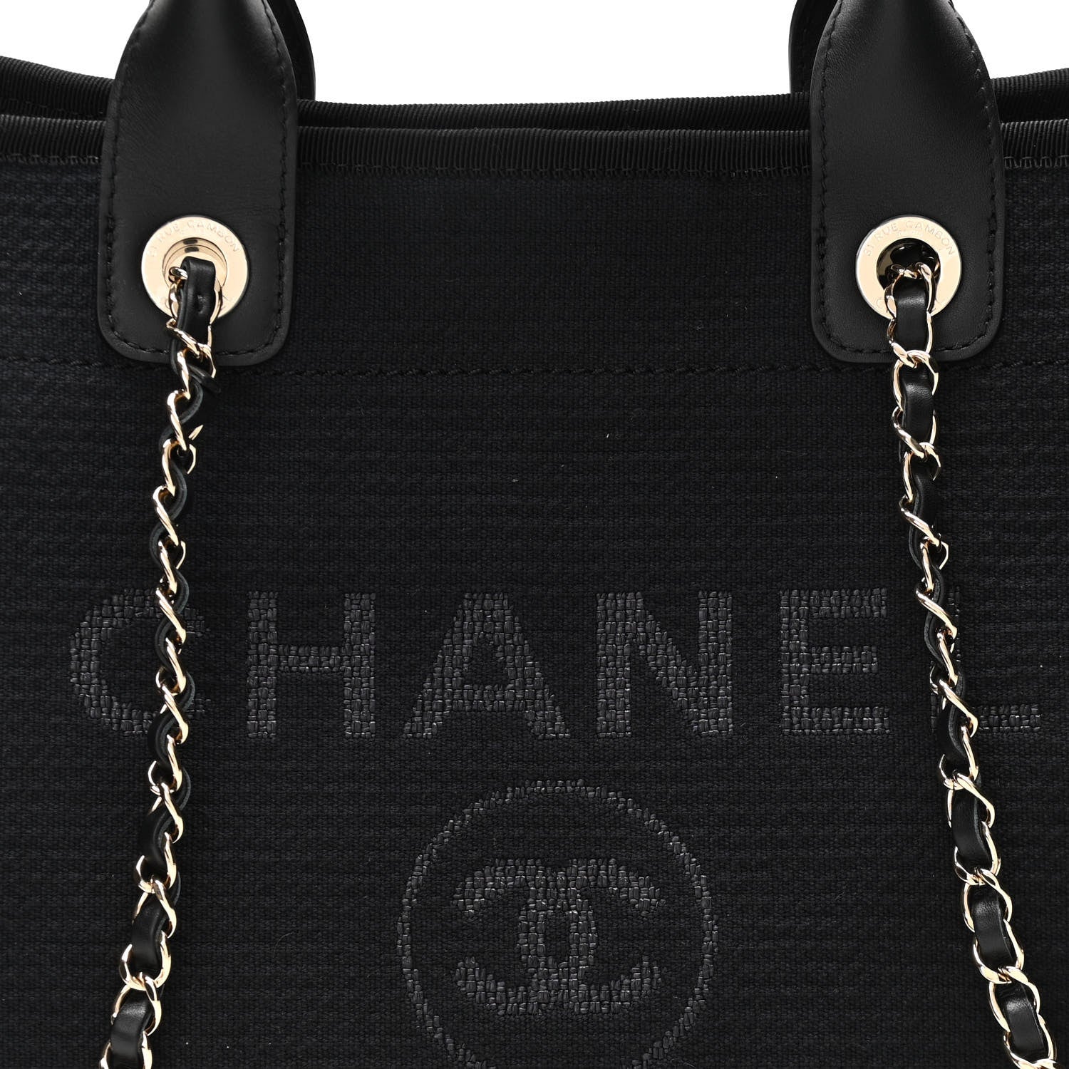 Chanel Mixed Fibers Small Deauville Tote Black 9 of 11