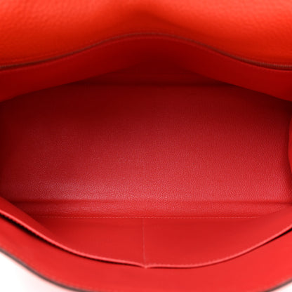 Hermes Taurillon Clemence Kelly Retourne 35 Capucine 5 of 15