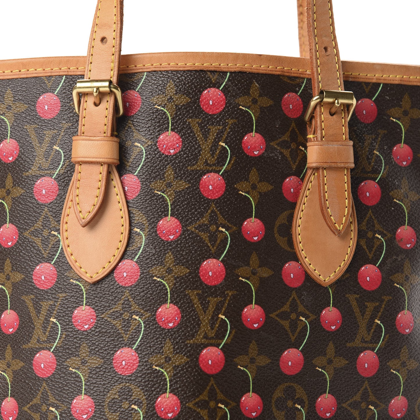 Monogram Cerises Bucket Bag