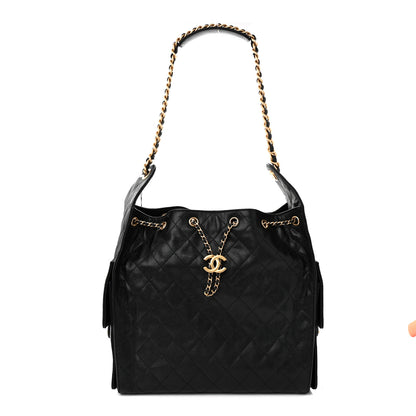 Chanel Caviar Quilted Medium Chanel 25 Handbag Black 1 of 11