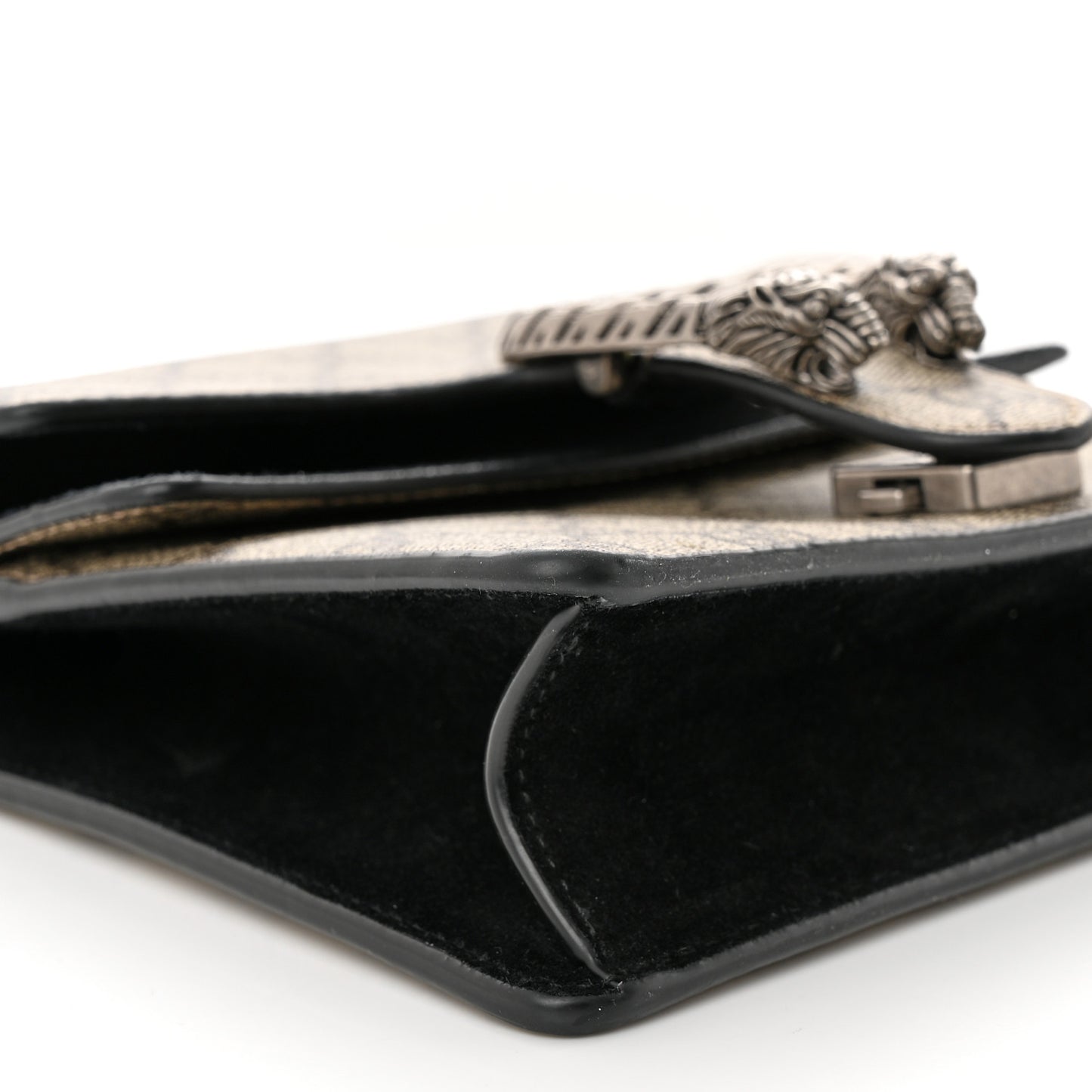 GG Supreme Monogram Mini Dionysus Shoulder Bag Black