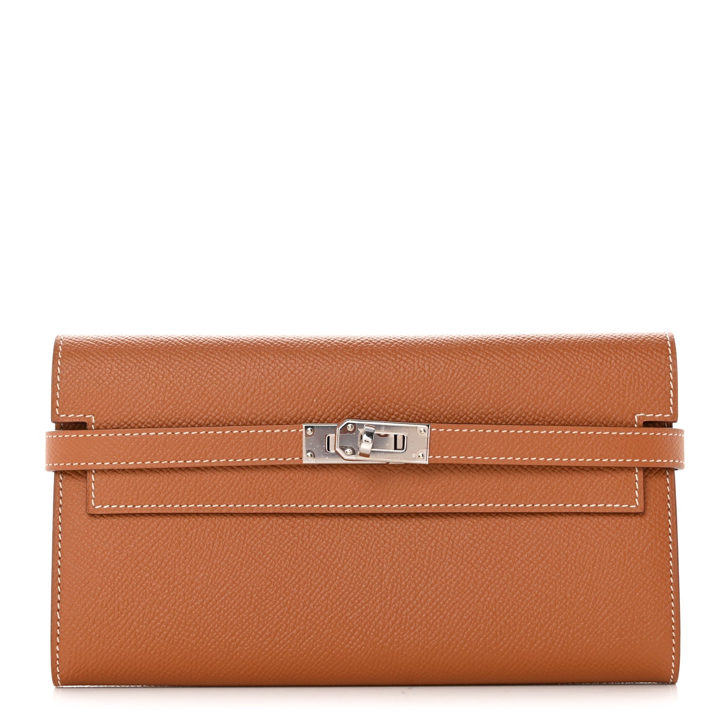 Hermes Epsom Kelly Longue Wallet Gold 1 of 10