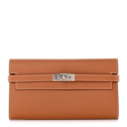 Hermes Epsom Kelly Longue Wallet Gold 1 of 10