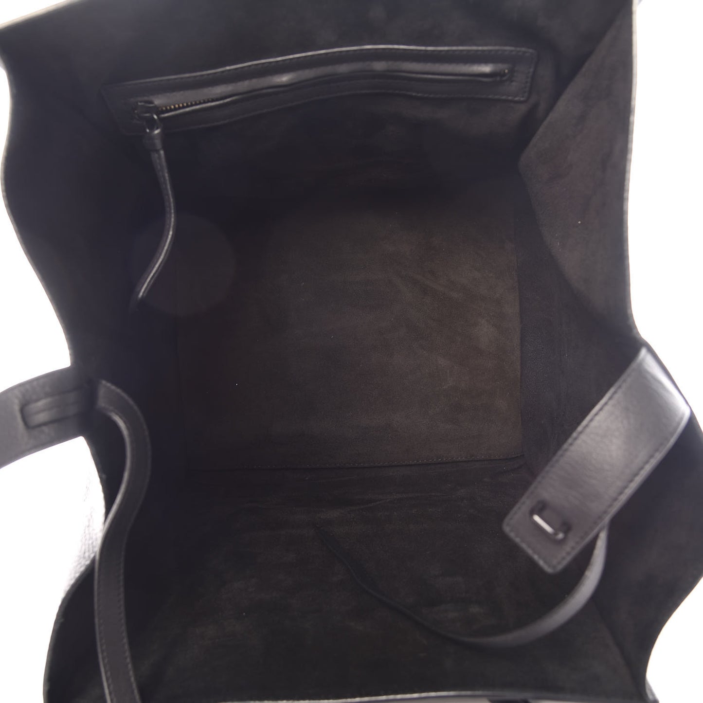 Supple Calfskin Medium Phantom Luggage Black