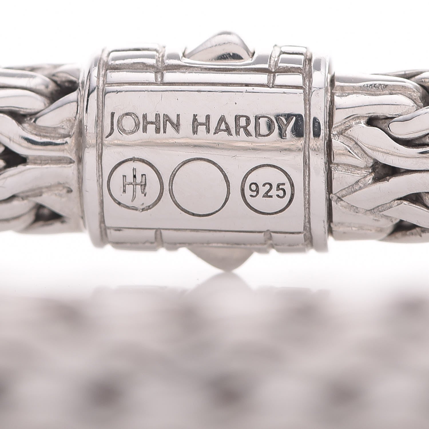 John Hardy Sterling Silver Blue Sapphire 7.5mm Classic Chain Bracelet M 3 of 6