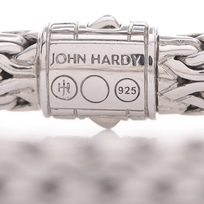 John Hardy Sterling Silver Blue Sapphire 7.5mm Classic Chain Bracelet M 3 of 6