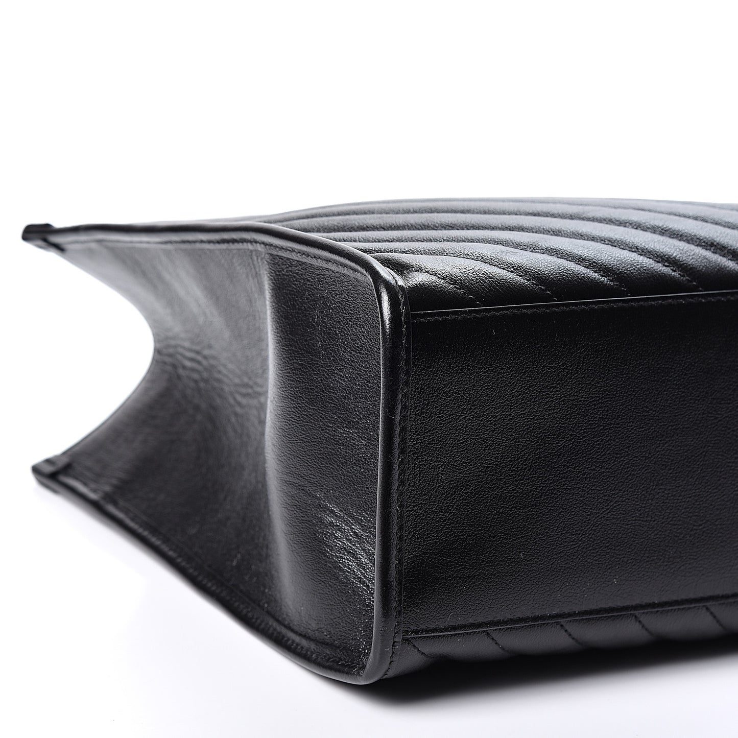 Azalea Calfskin Matelasse Diagonal GG Marmont Tote Bag Black