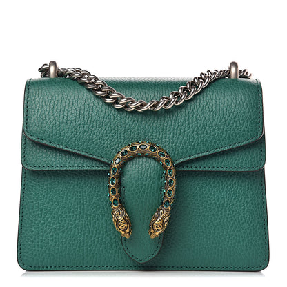 Gucci Calfskin Mini Dionysus Shoulder Bag Emerald 1 of 11